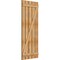 Ekena Millwork Spaced Board-n-Batten Shutters w/Z-Bar, Rough Sawn Western Red Cedar, 28 7/8W x 70H, PR RBS06Z29X070RWR - alternate 4